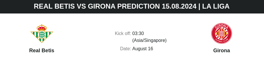 ตลาดลูกหนัง ทีเด็ดบอลเต็ง - Real Betis vs Girona prediction 15.08.2024 | La Liga